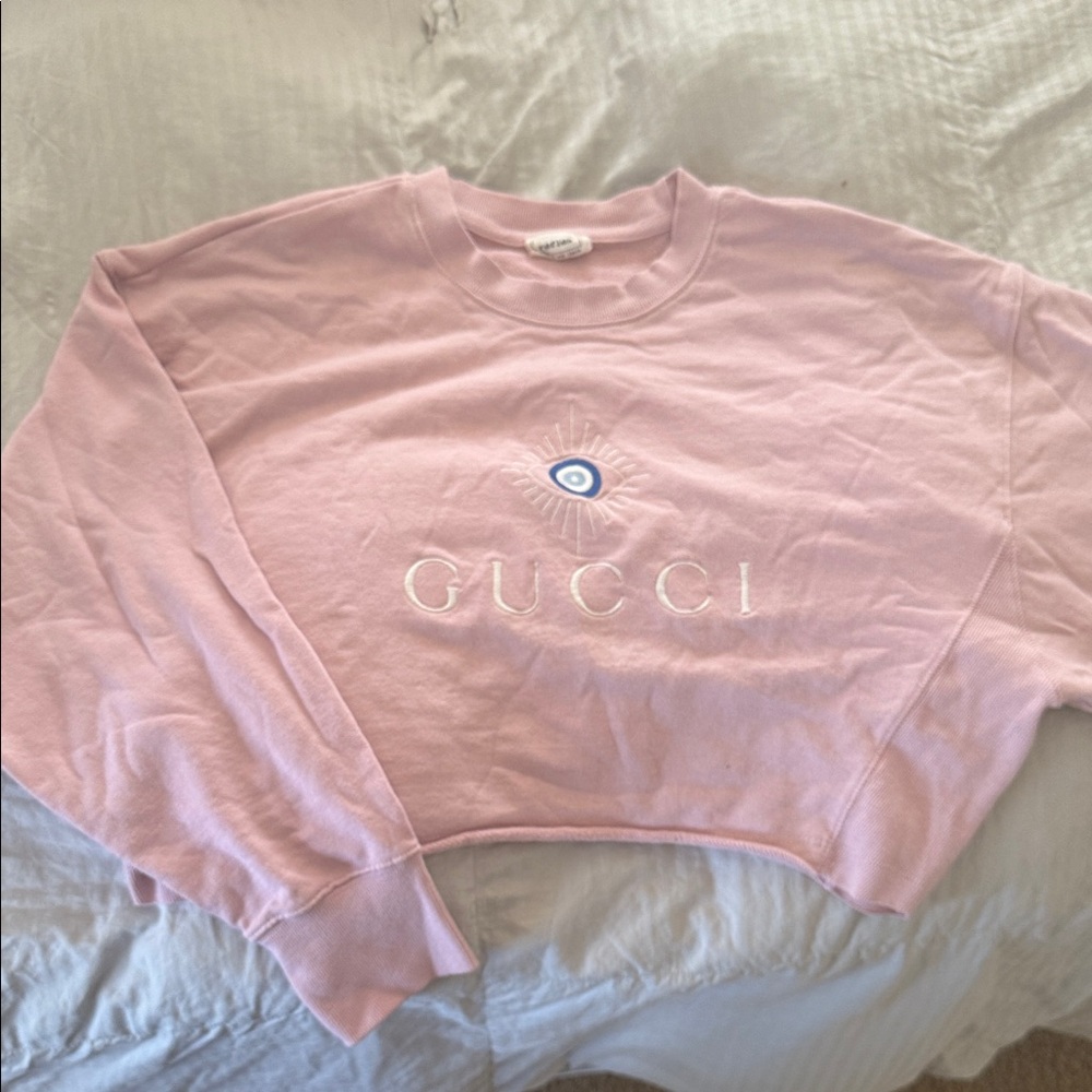 Gucci Light Pink Cropped Top